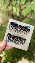 Bow Style Press-On Nails – Cute Self-Adhesive False Nails (12 pcs) with Adhesive Tabs