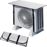 Air Conditioner Outdoor Unit Cover Heat Insulation Waterproof - Universal Size For 1 & 1.5 Ton - With Clip
