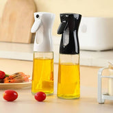 Oil Spray Bottle, Cooking Olive Oil Bottle Fitness Barbecue Spray Oil Dispenser Vinegar Air Fryer Sprayer Salad Gadgets (Glass Bottle)