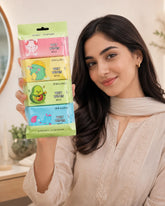 Travel Wet Wipes Value Pack – 64 Alcohol-Free Cleansing Wipes (8 Packs × 8 Wipes)