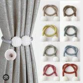 Curtain Buckle Magnetic Clip Bead Curtain Tie back Hanging Ball Curtain (1 pair)