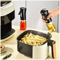 Oil Spray Bottle, Cooking Olive Oil Bottle Fitness Barbecue Spray Oil Dispenser Vinegar Air Fryer Sprayer Salad Gadgets (Glass Bottle)