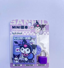 Kids Mini Lock Diary Set – Secret Journal with Lock & Key