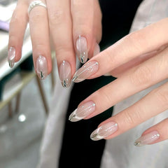 Nails with Stones – Press-On Nails (3 Colors, 12 pcs each) with Adhesive Tabs