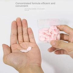 Soap Paper Disposable Bath Hand Washing Travel Foaming Scented Portable Mini Flower Soap Flakes ( Random Color)
