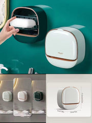 Luxury Soap Holder With Drain Tray – Wall Mounted Soap Case Box Designed To Keep Your Soap Bars Dry And Long Lasting
