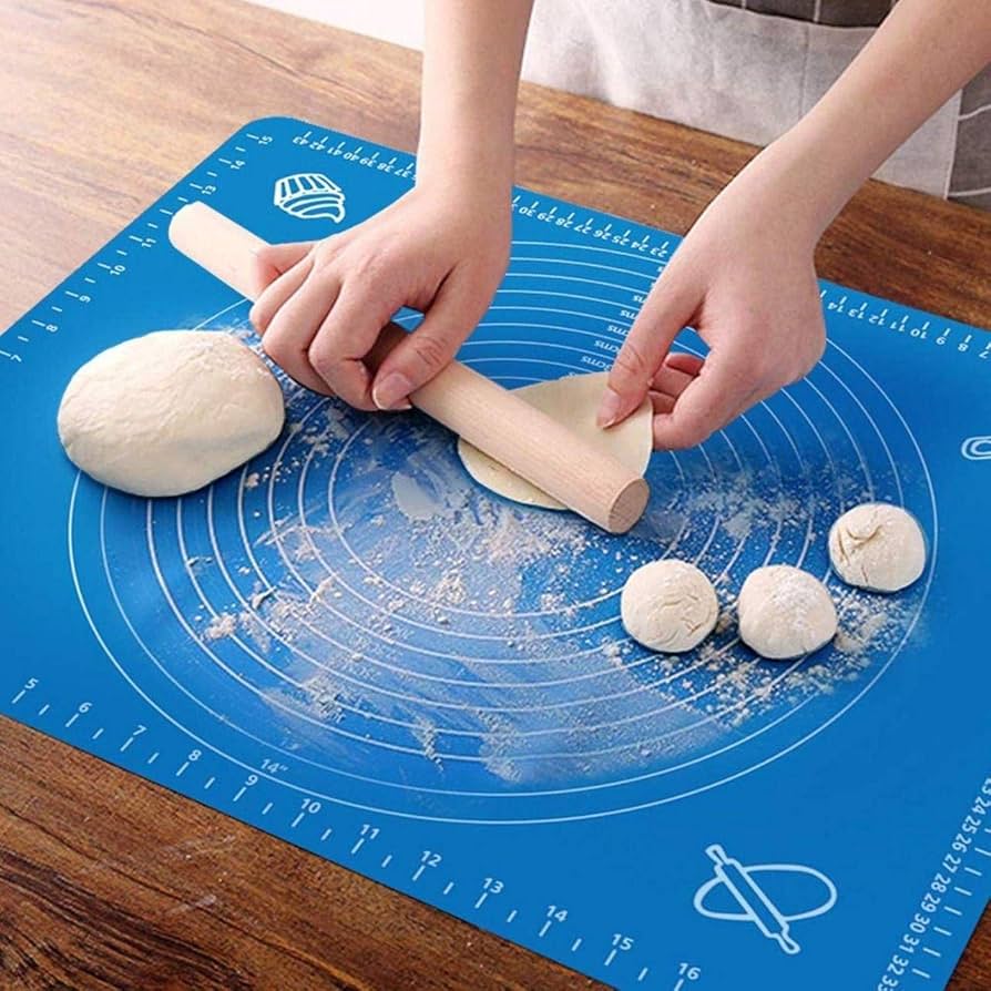 Silicone Roti Mat | Large Size 50x40cm Silicon Roti Mat For Kitchen | Non-stick Baking Mat Kneading Dough Pad