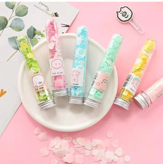 Portable Mini Paper Soap Sheets in Travel Tubes – Scented Disposable Hand Wash Flakes