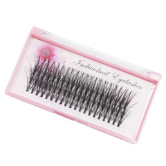 10mm Individual Lash Extensions – Natural DIY Eyelash Clusters for Salon & Home Use