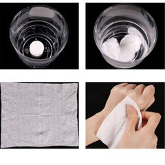 Portable Compressed Towel Pack (25 Pieces) – Candy Wrapped Disposable Travel Towels